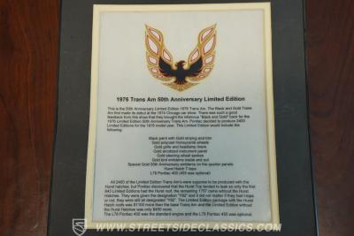1976 Pontiac Firebird Trans am 50th anniversary special edition