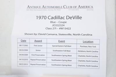 1970 Cadillac Coupe DeVille