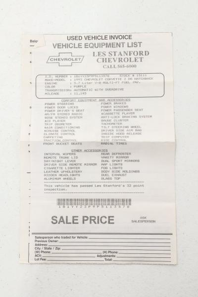 1993 Chevrolet Corvette ZO7