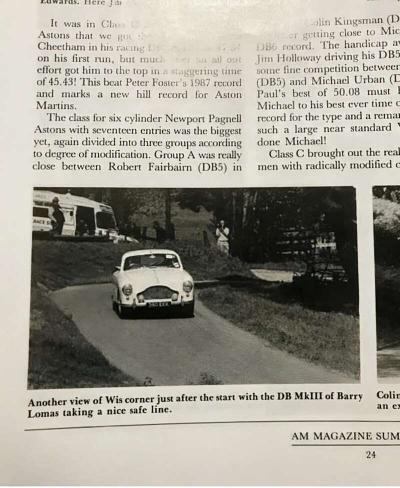 1958 Aston Martin DB 2/4 MARK III SPORTS SALOON