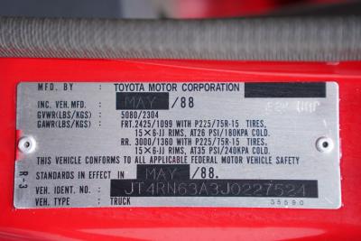 1988 Toyota Pickup SR5 4X4