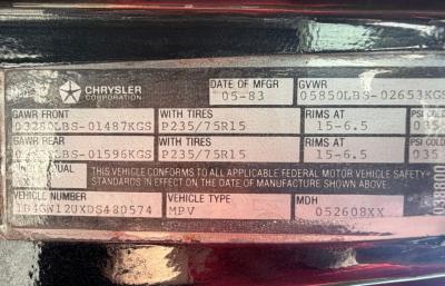 1983 Dodge Ramcharger Prospector 4x4