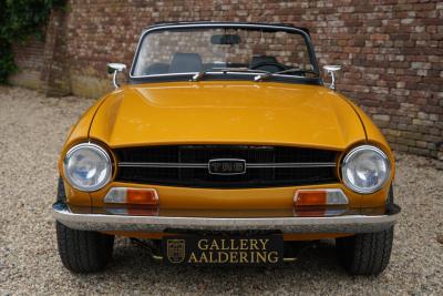 1971 Triumph TR6 Overdrive &ldquo;Saffron Yellow&rdquo; Triple Weber version
