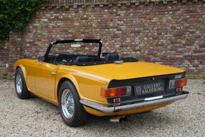 1971 Triumph TR6 Overdrive &ldquo;Saffron Yellow&rdquo; Triple Weber version