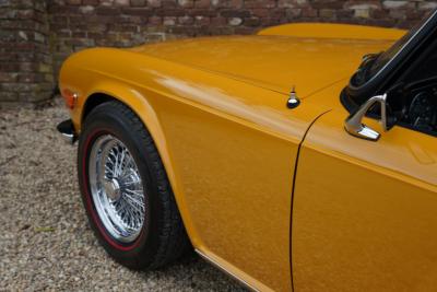1971 Triumph TR6 Overdrive &ldquo;Saffron Yellow&rdquo; Triple Weber version