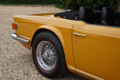 1971 Triumph TR6 Overdrive &ldquo;Saffron Yellow&rdquo; Triple Weber version