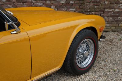 1971 Triumph TR6 Overdrive &ldquo;Saffron Yellow&rdquo; Triple Weber version