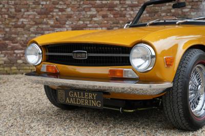 1971 Triumph TR6 Overdrive &ldquo;Saffron Yellow&rdquo; Triple Weber version