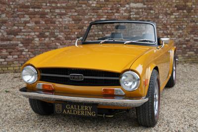 1971 Triumph TR6 Overdrive &ldquo;Saffron Yellow&rdquo; Triple Weber version
