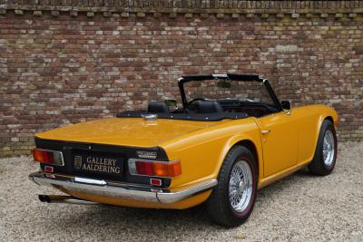 1971 Triumph TR6 Overdrive &ldquo;Saffron Yellow&rdquo; Triple Weber version