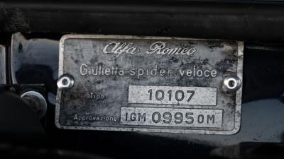 1961 Alfa Romeo Giulietta Spider Veloce