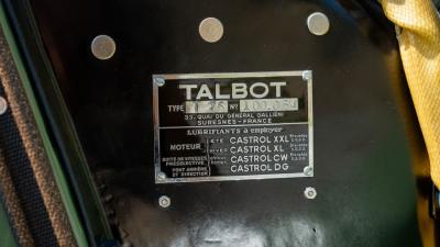 1947 Talbot T26 Record Cabriolet d'Usine