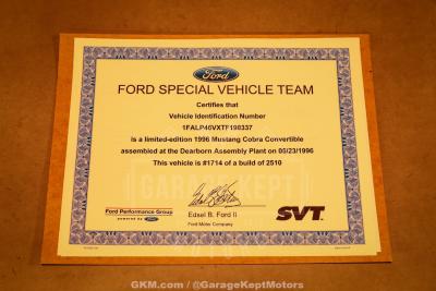 1996 Ford Mustang SVT Cobra