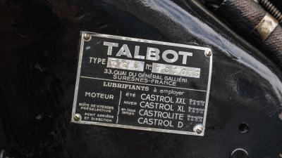1950 Talbot T26 Record Berline