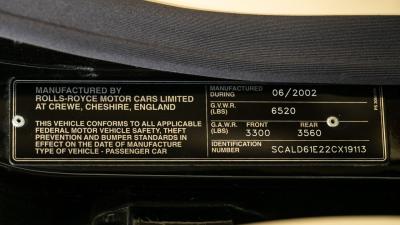 2002 Rolls - Royce Park Ward
