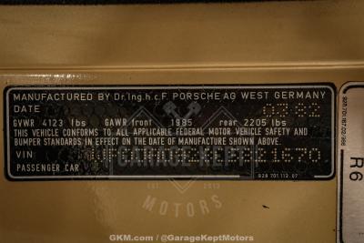 1982 Porsche 928 Weissach
