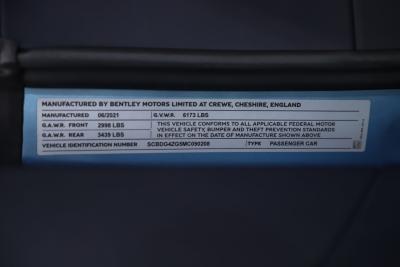 2021 Bentley Continental  GTC