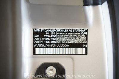 2003 Mercedes - Benz SL55 AMG