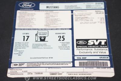 2001 Ford Mustang Cobra SVT Supercharged