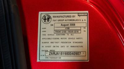 2008 Alfa Romeo 8C Competizione