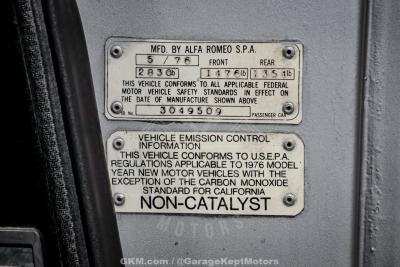 1976 Alfa Romeo 2000 Spider Veloce