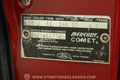 1964 Mercury Comet Cyclone K Code
