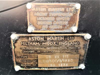 1958 Aston Martin DB MKIII 1958