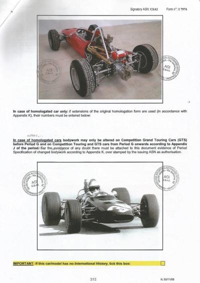 De Sanctis FORMULA 3 telaio 001