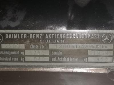 1959 Mercedes - Benz 220S CABRIOLET 1959