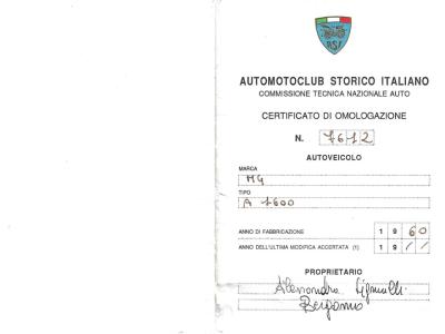 1960 MG A 1600 ROADSTER 1960