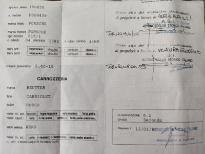 1963 Porsche 356 B 1600 CABRIOLET REUTTER 1963