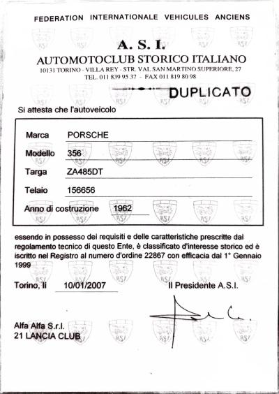 1963 Porsche 356 B 1600 CABRIOLET REUTTER 1963