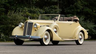 1937 Packard 1501 Super Eight Convertible Victoria