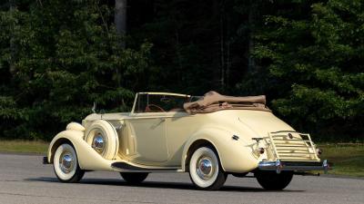 1937 Packard 1501 Super Eight Convertible Victoria