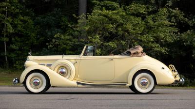 1937 Packard 1501 Super Eight Convertible Victoria