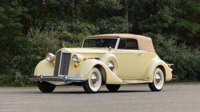 1937 Packard 1501 Super Eight Convertible Victoria