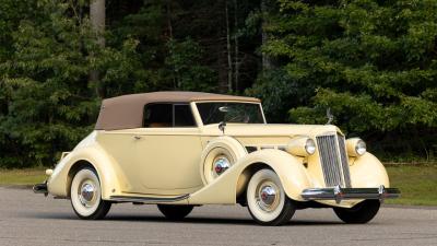 1937 Packard 1501 Super Eight Convertible Victoria