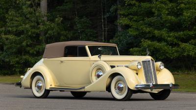 1937 Packard 1501 Super Eight Convertible Victoria