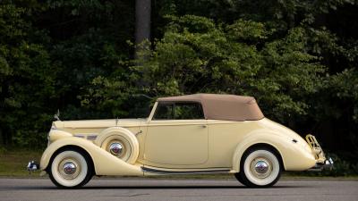 1937 Packard 1501 Super Eight Convertible Victoria