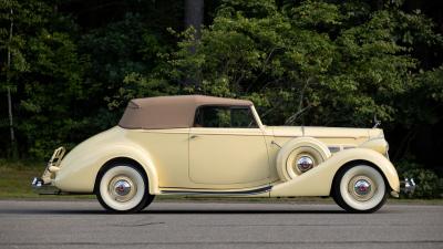 1937 Packard 1501 Super Eight Convertible Victoria