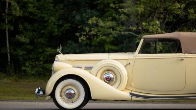 1937 Packard 1501 Super Eight Convertible Victoria