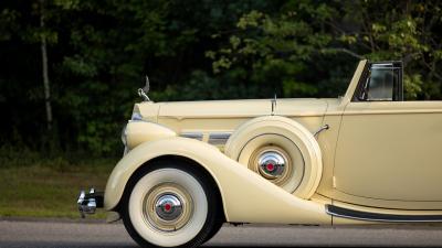 1937 Packard 1501 Super Eight Convertible Victoria