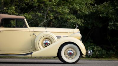 1937 Packard 1501 Super Eight Convertible Victoria