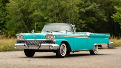 1959 Ford Galaxie V8 Skyliner Hard Top Convertible