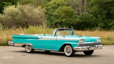 1959 Ford Galaxie V8 Skyliner Hard Top Convertible
