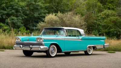1959 Ford Galaxie V8 Skyliner Hard Top Convertible