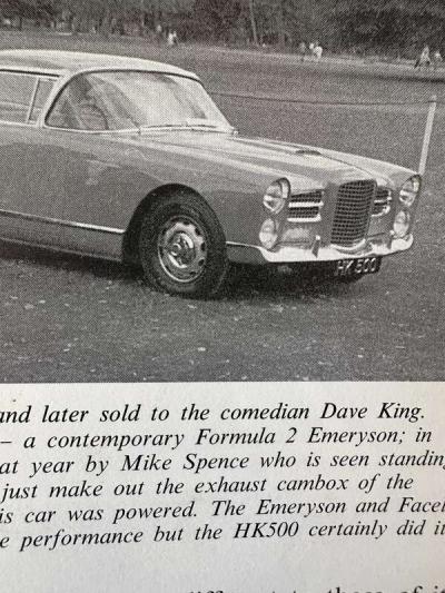 1960 Facel Vega HK500