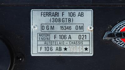 1976 Ferrari 308 GTB "Vetroresina"