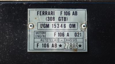 1979 Ferrari 308 GTB "Dry Sump"