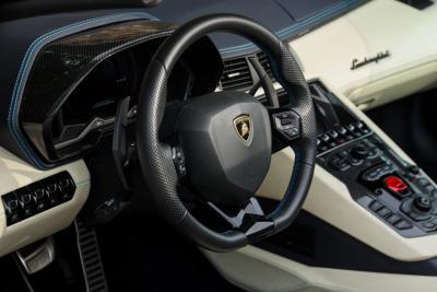 2018 Lamborghini Aventador S Roadster &ldquo;Blu Aegir over Bianco Polar&rdquo;